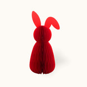 Osternhase aus Papier 30 cm Magenta