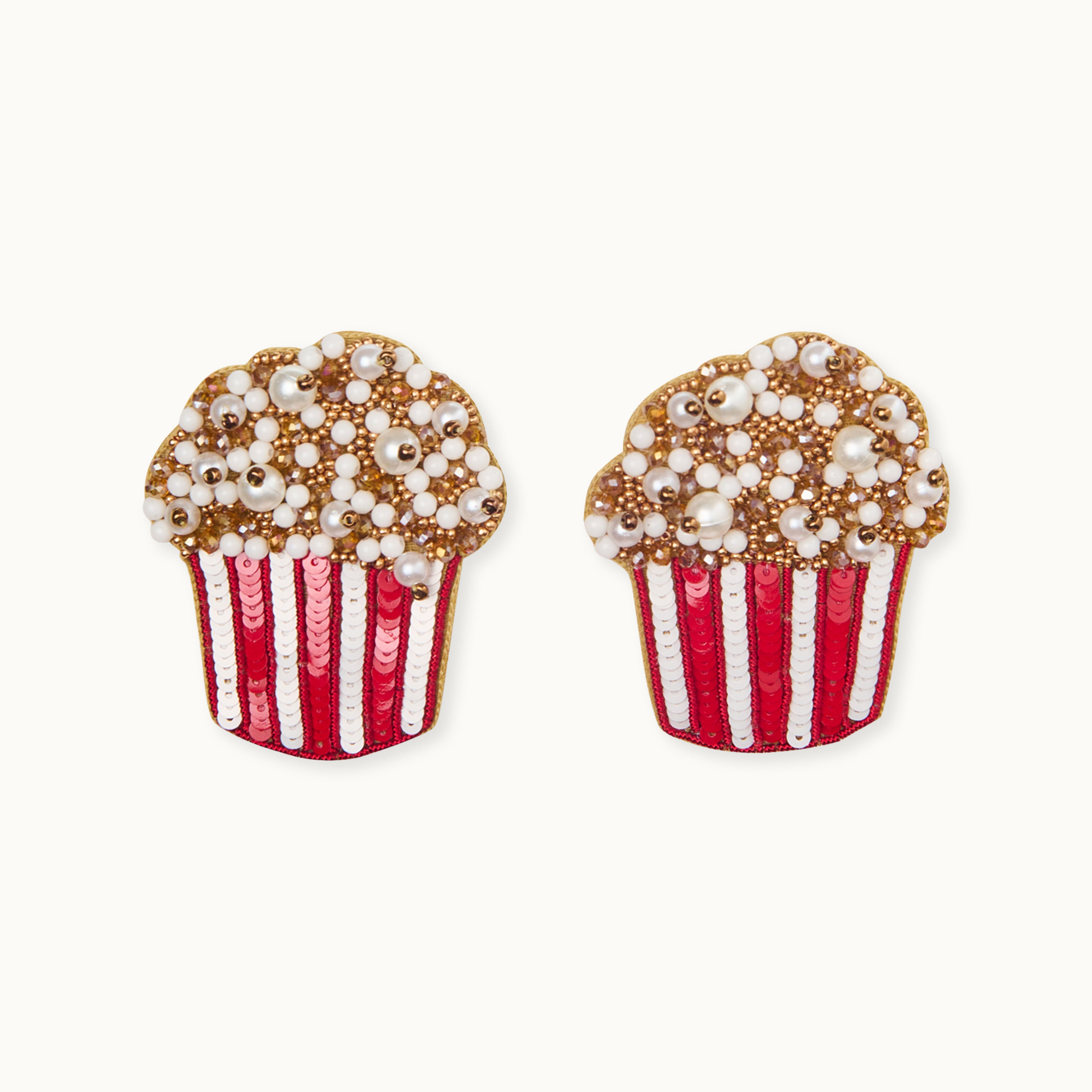Broschenpaar: Popcorn
