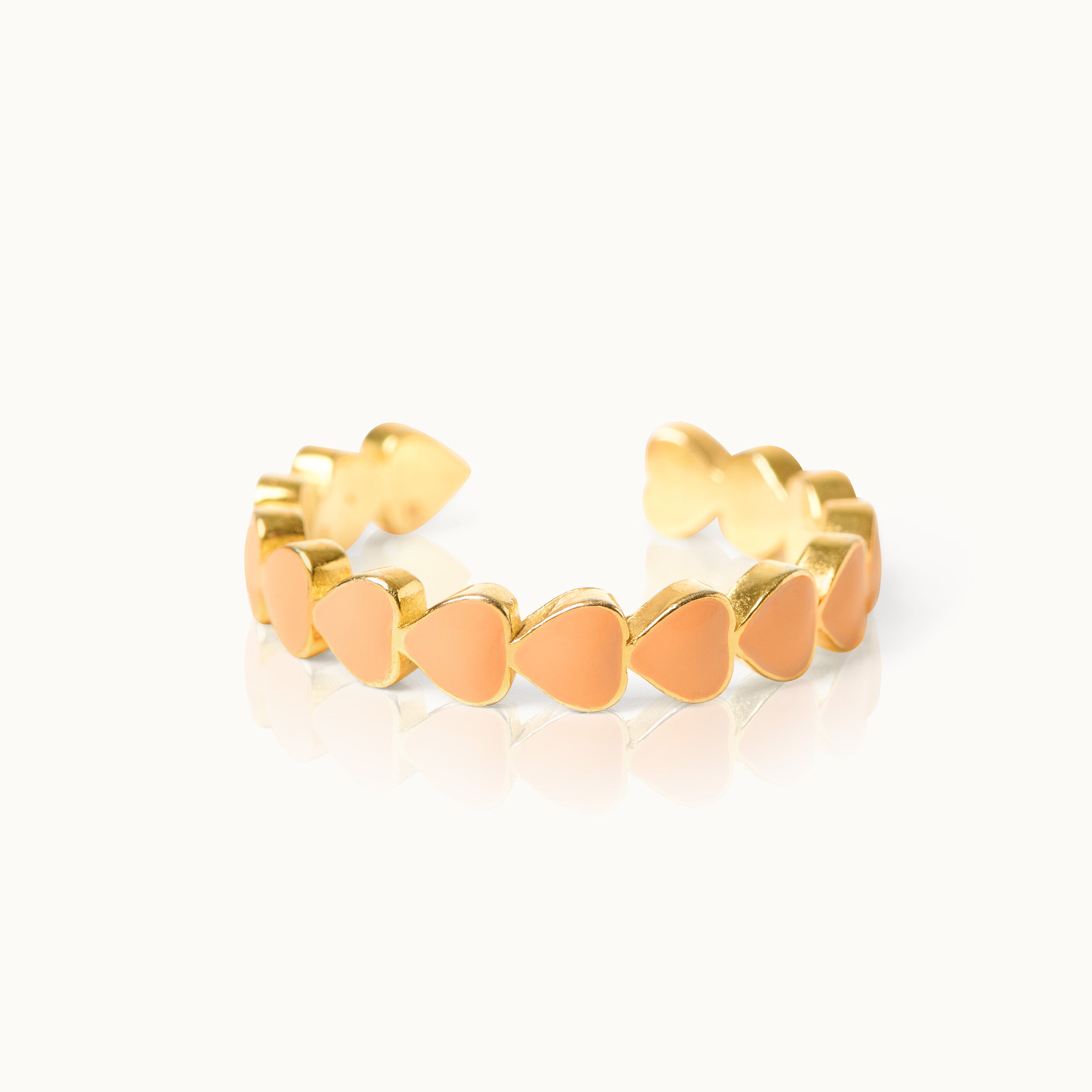 Ring Herz Teraccotta