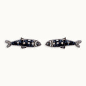 Broschenpaar: Sardine