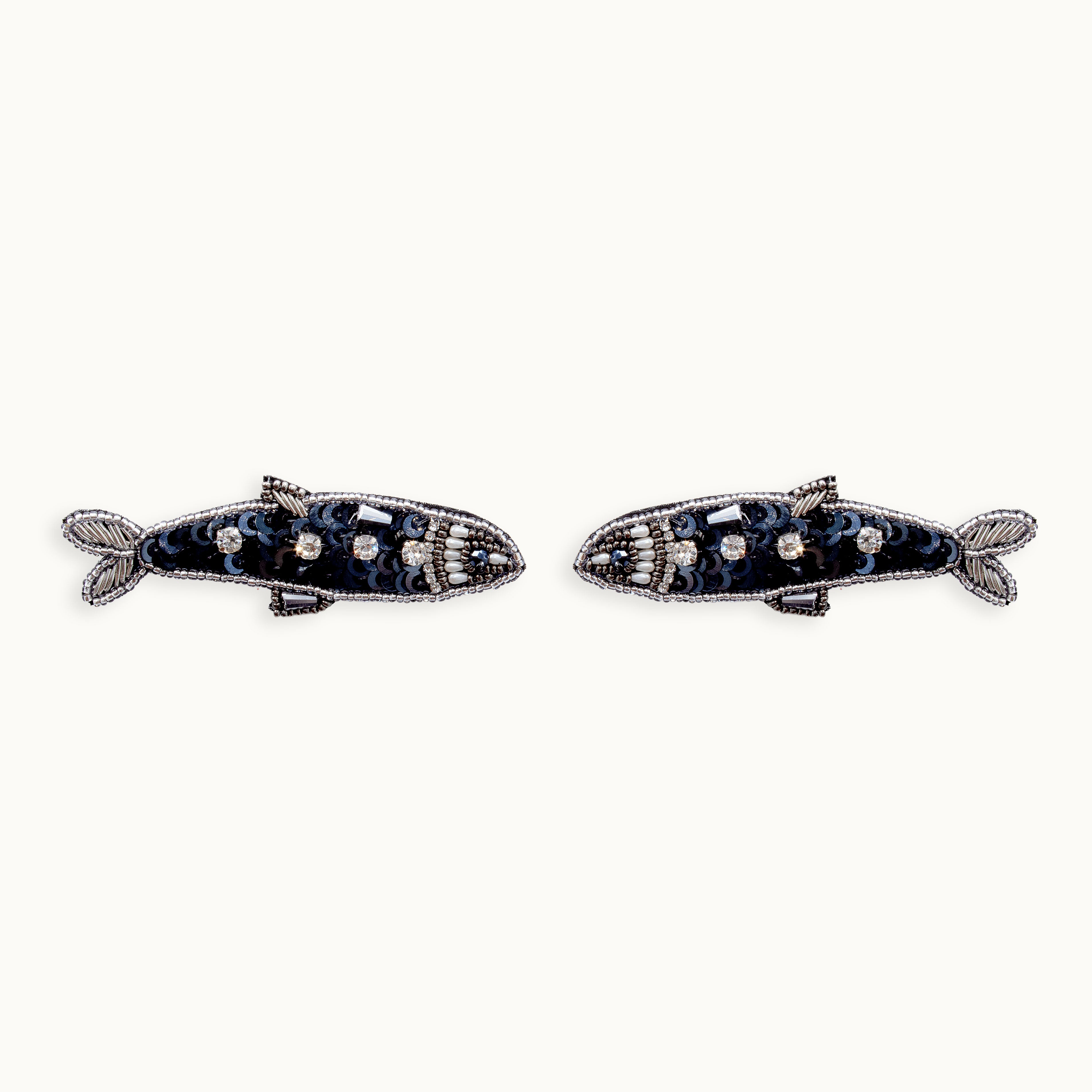 Broschenpaar: Sardine