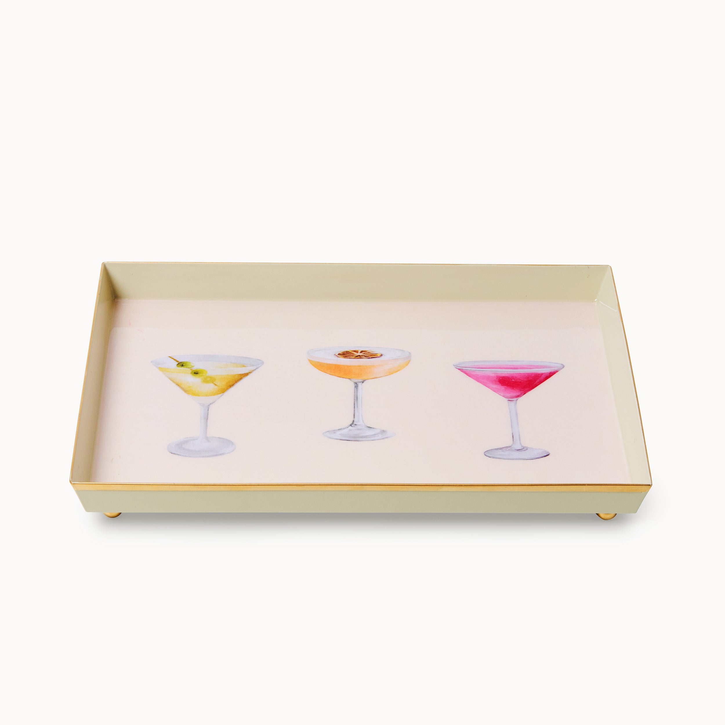 Deko Tablett Martinis