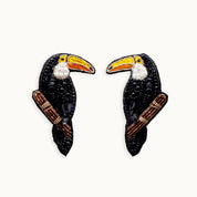 Broschenpaar: Tukan
