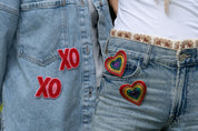 Broschenpaar: XOXO
