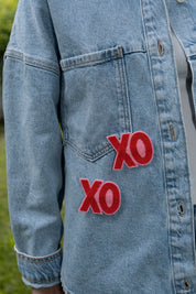 Broschenpaar: XOXO