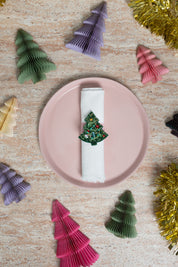 Broschenpaar: Weihnachtsbaum