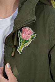 Broschenpaar: Tulpe