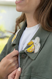 Broschenpaar: Banane