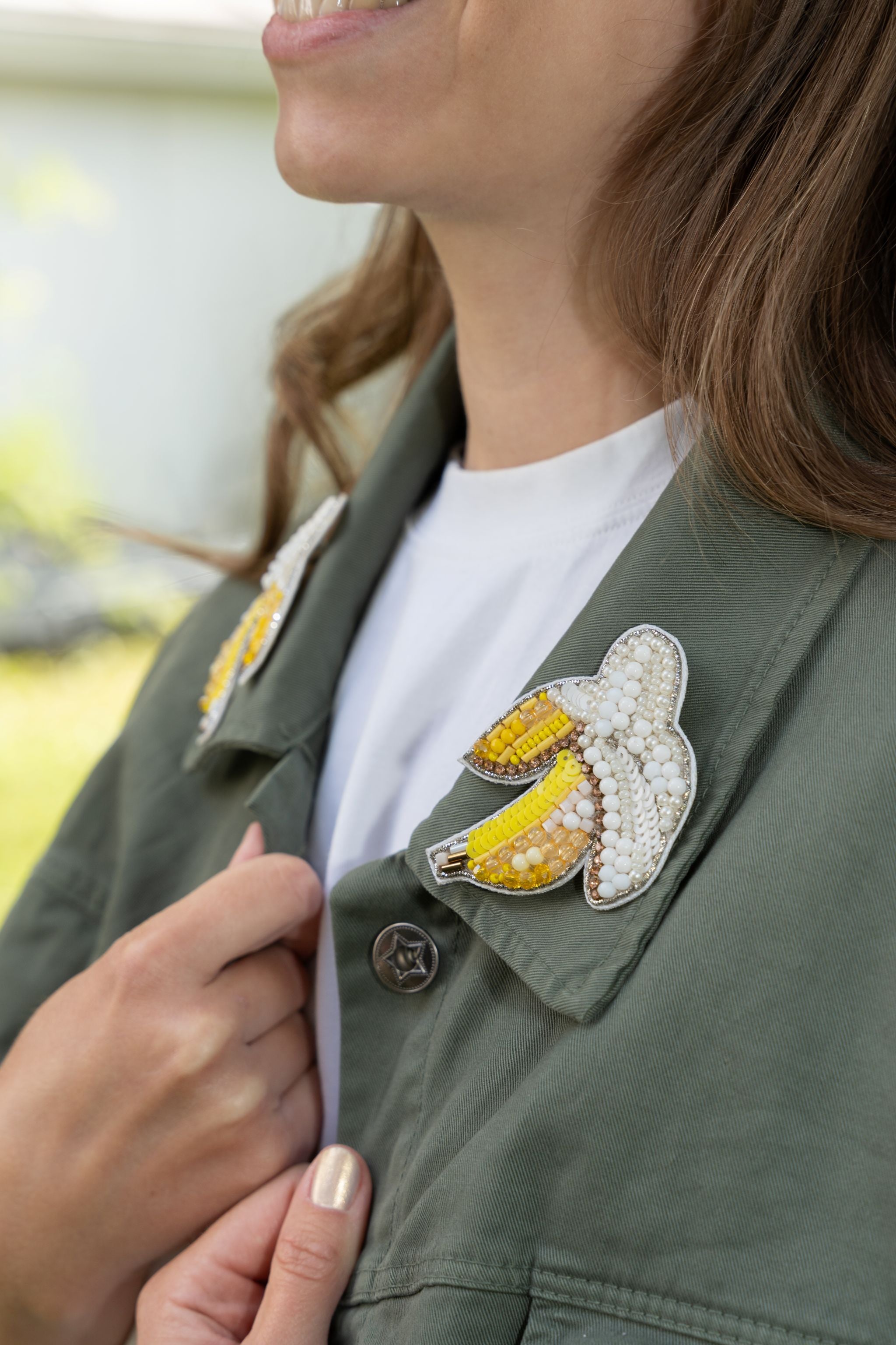Broschenpaar: Banane