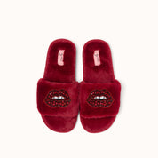 Brosche für Slipper: Lippen
