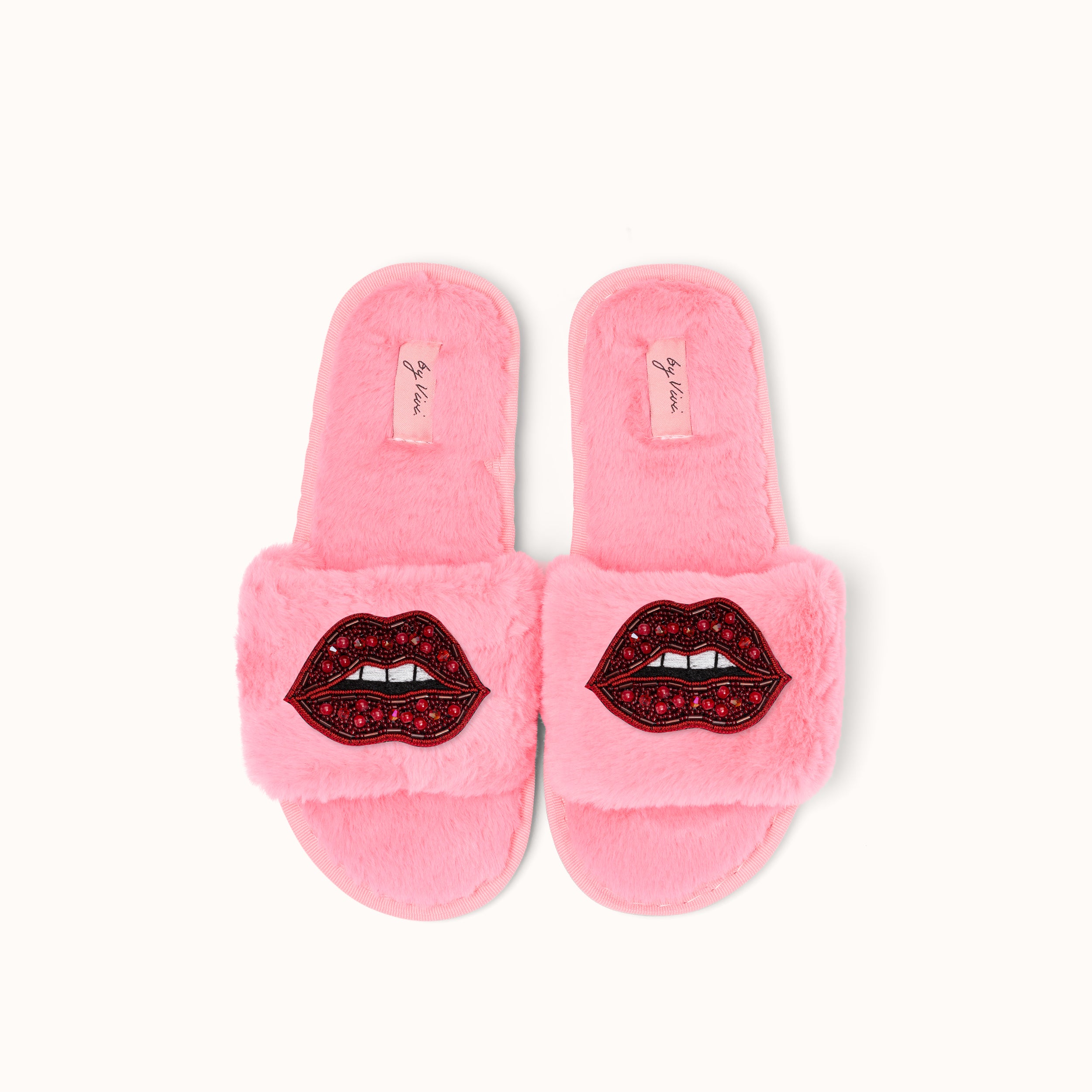 Brosche für Slipper: Lippen