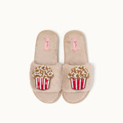 Brosche für Slipper: Popcorn