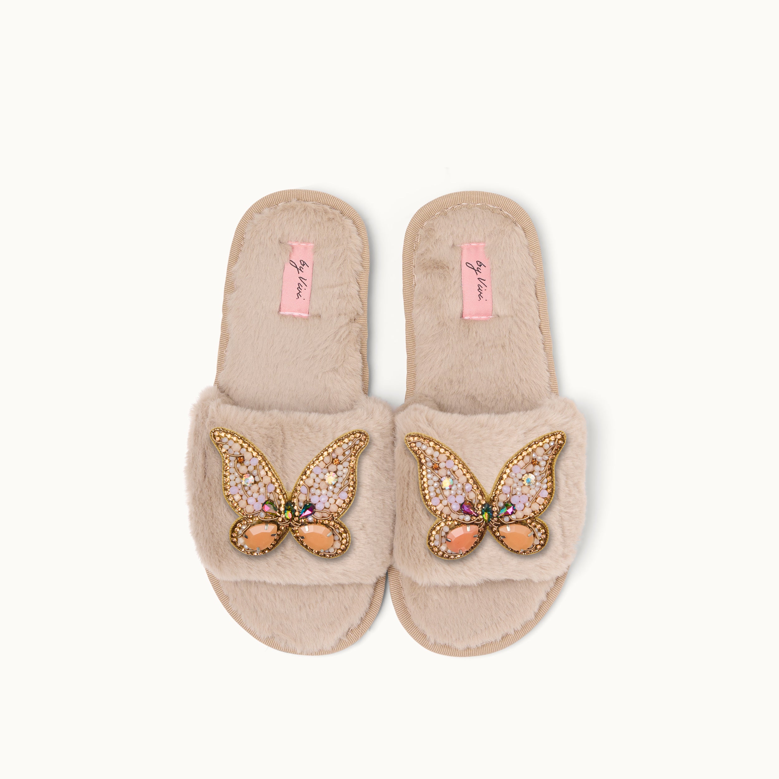 Brosche für Slipper: Schmetterling