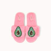 Brosche für Slipper: Avocado