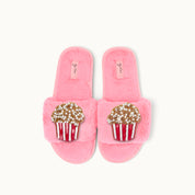 Brosche für Slipper: Popcorn