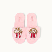 Brosche für Slipper: Popcorn