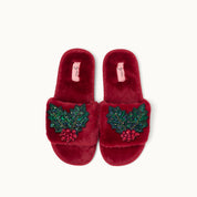 Brosche für Slipper: Mistelzweig