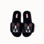 Brosche für Slipper: Bulldogge