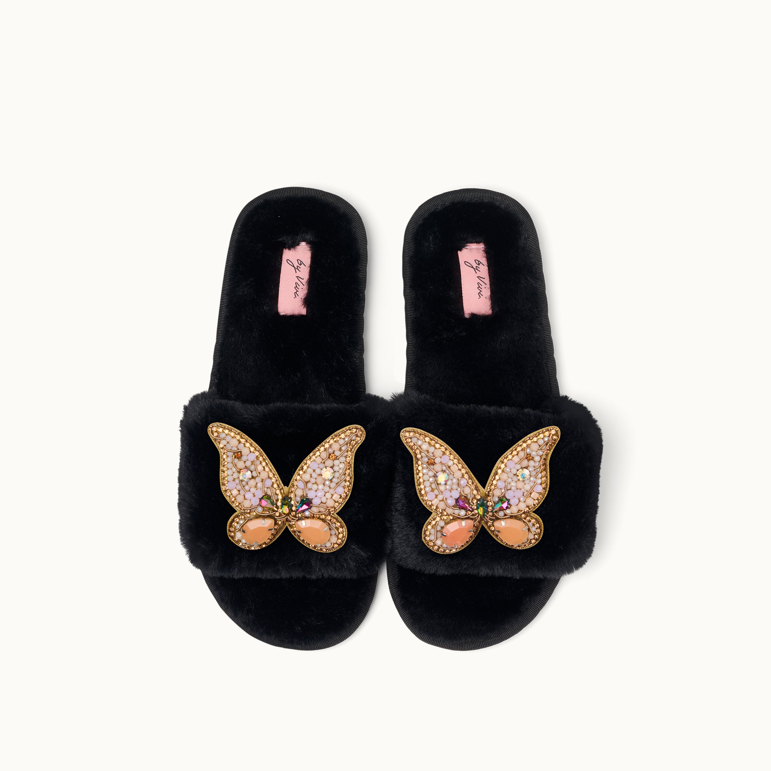 Brosche für Slipper: Schmetterling
