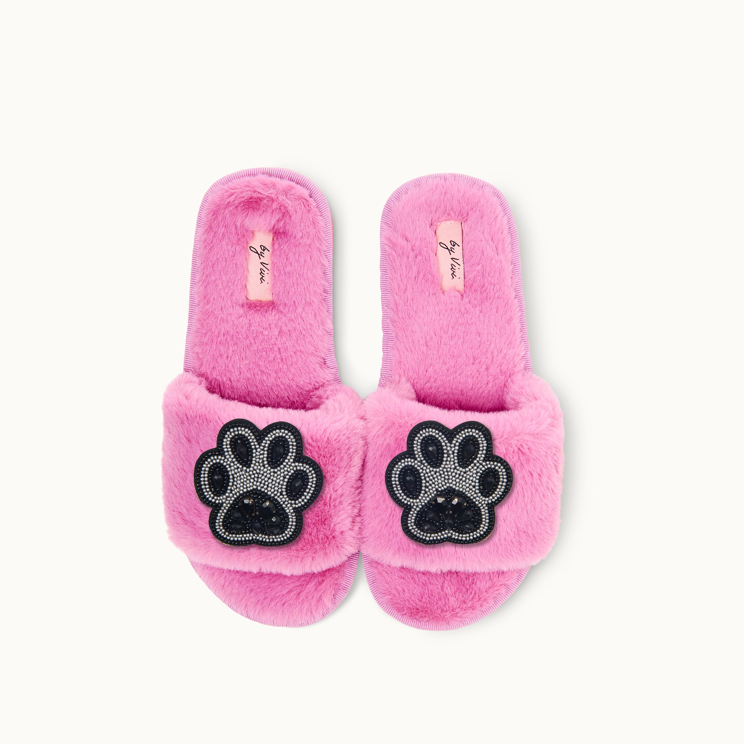 Brosche für Slipper: Pfote
