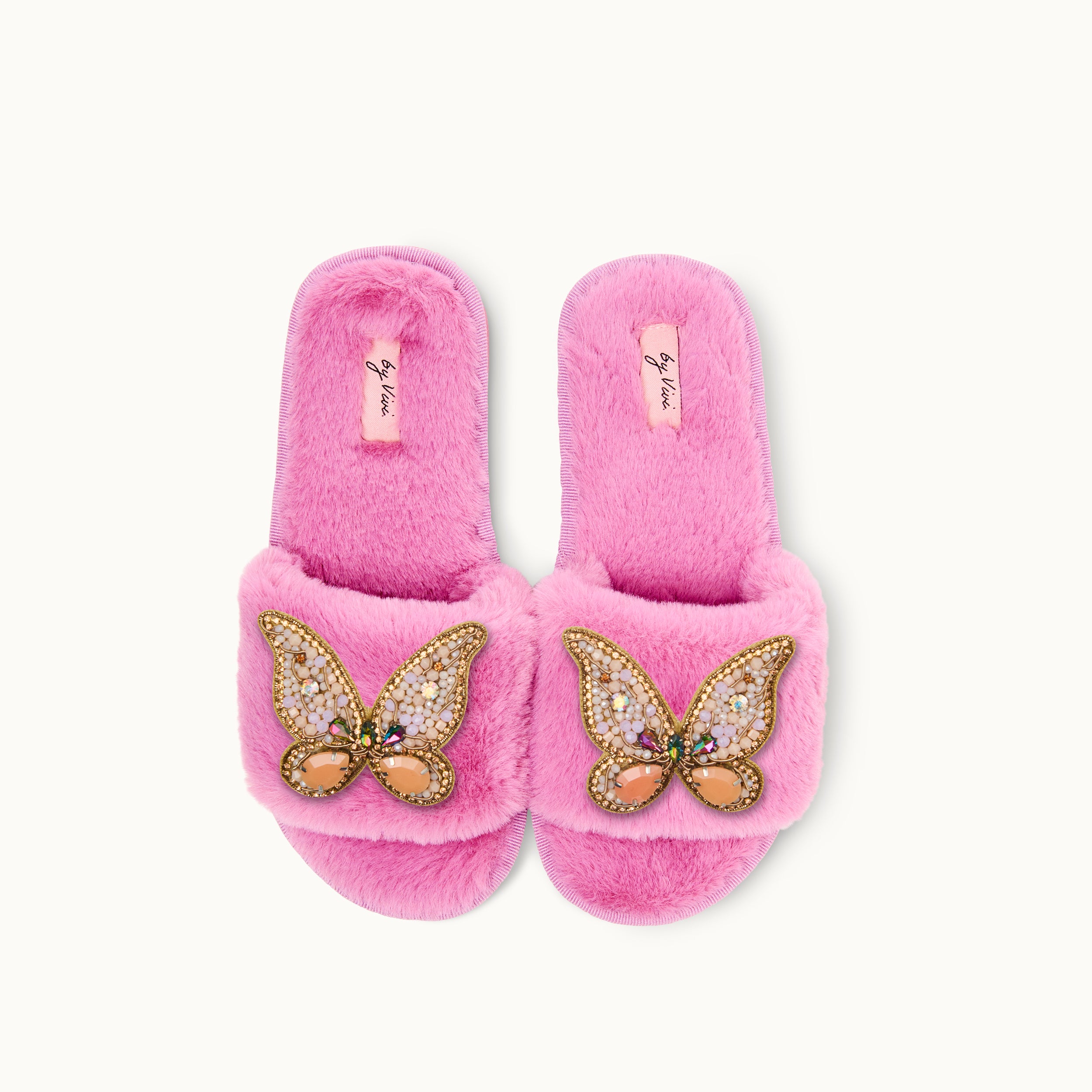 Brosche für Slipper: Schmetterling