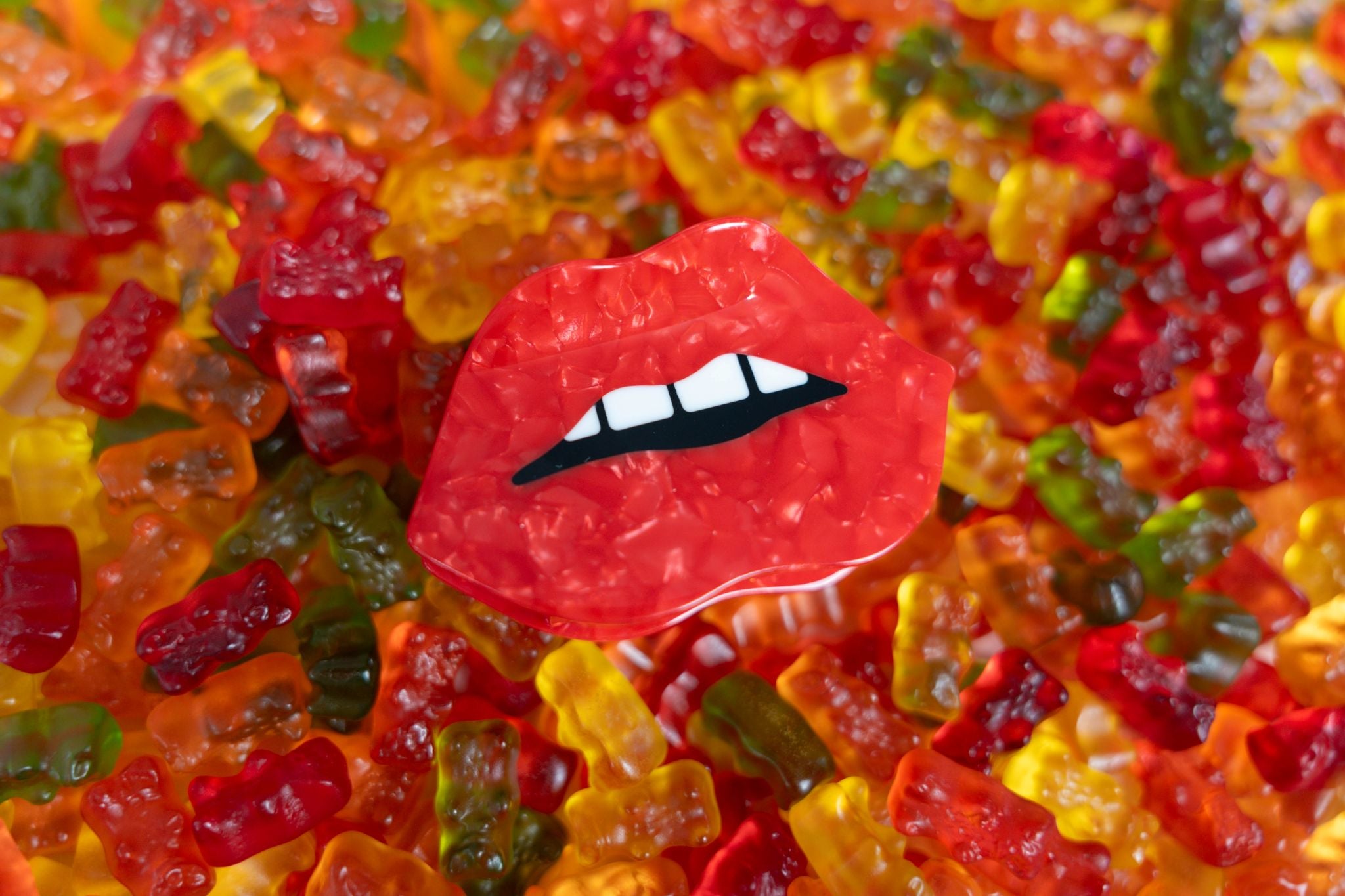 Haarklammer Lippen