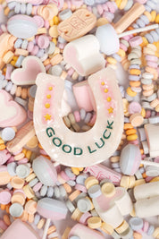 Haarklammer Hufeisen / Good Luck