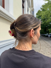 Haarklammer Star Red Gold