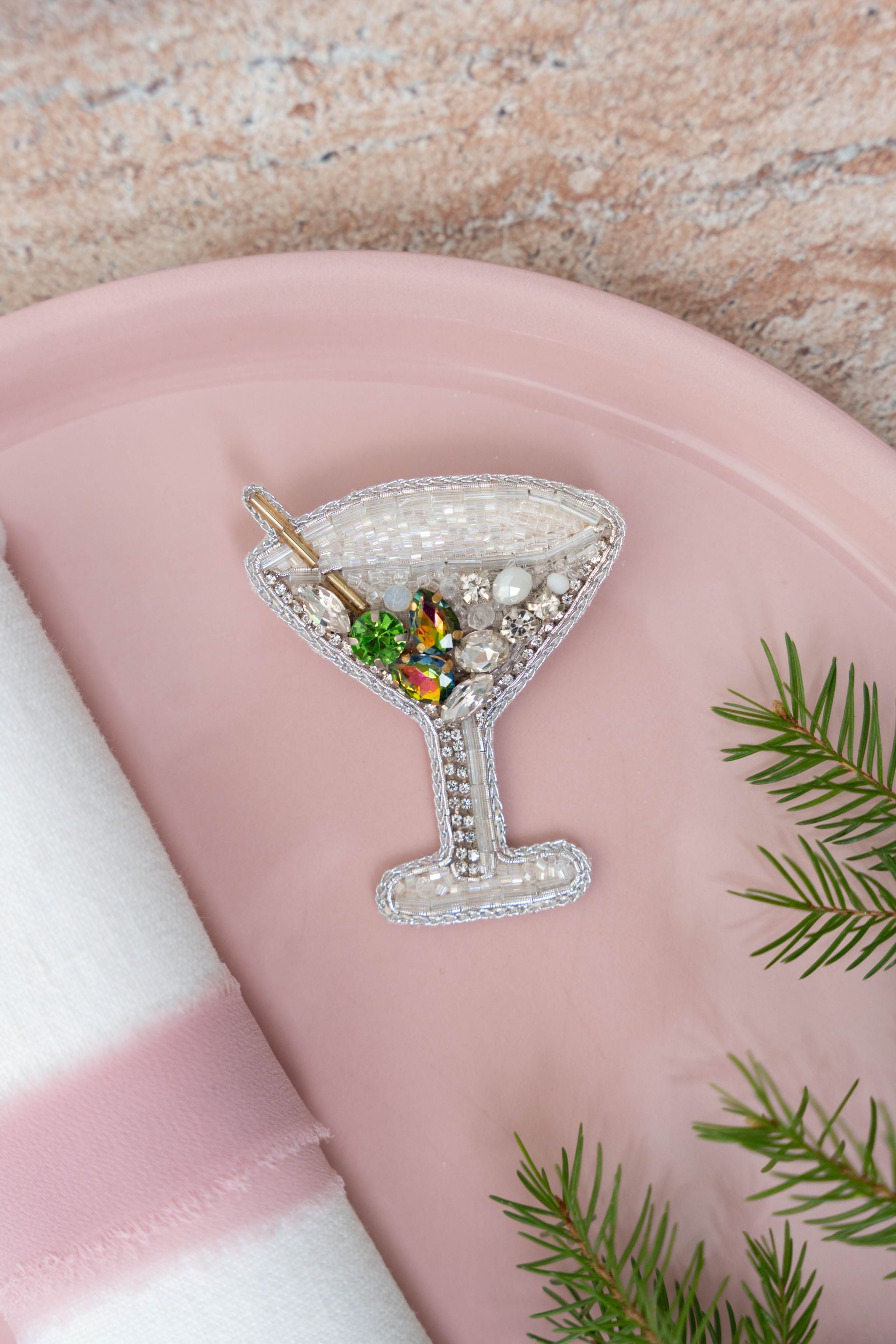Broschenpaar: Martini