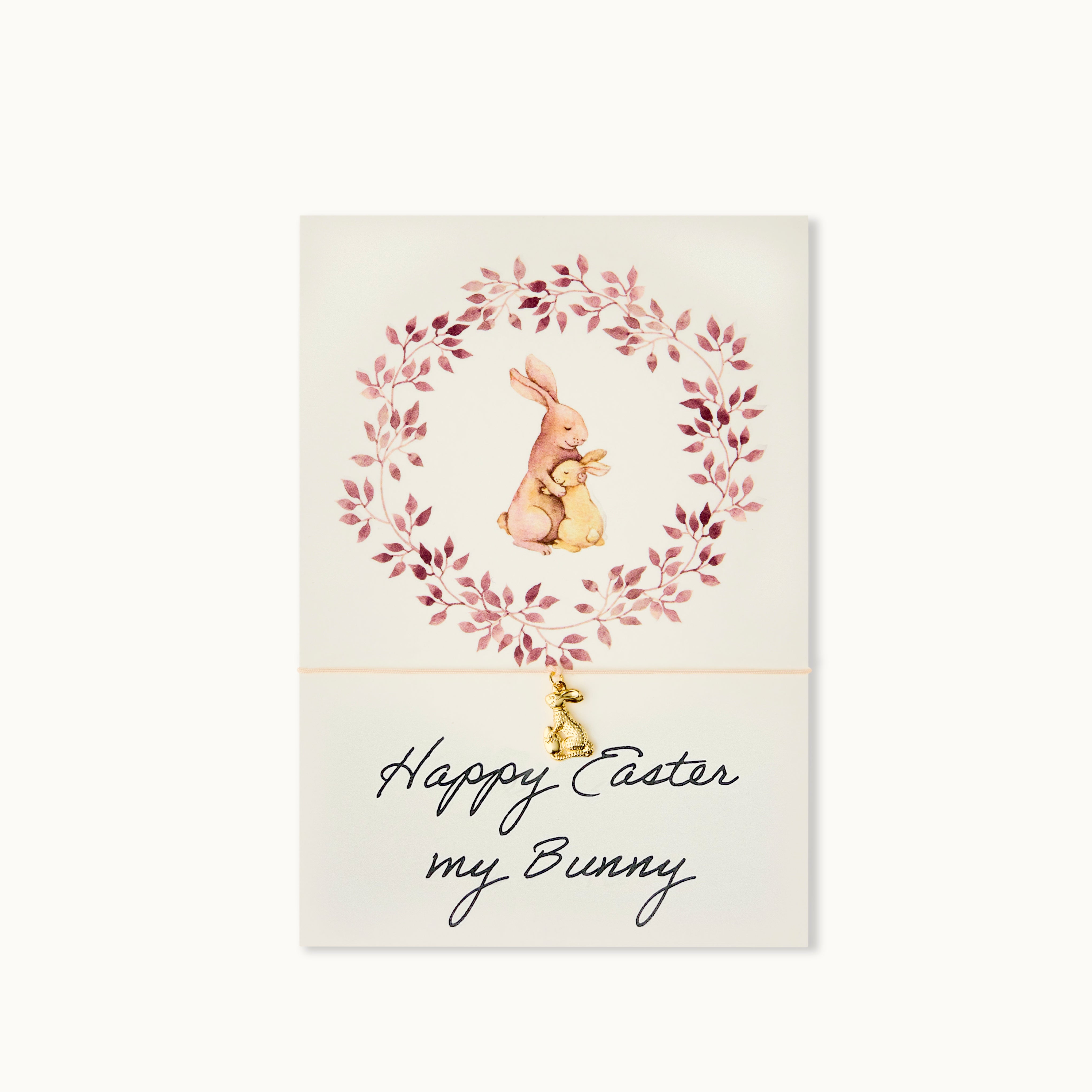 Armband-Karte: Happy Easter my Bunny