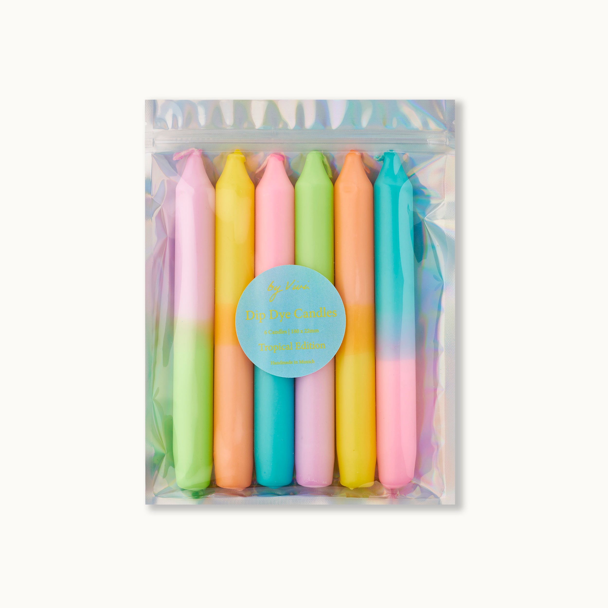 Dip Dye Candle Set: Pastell Edition