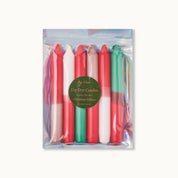Dip Dye Kerze Set: Christmas Edition